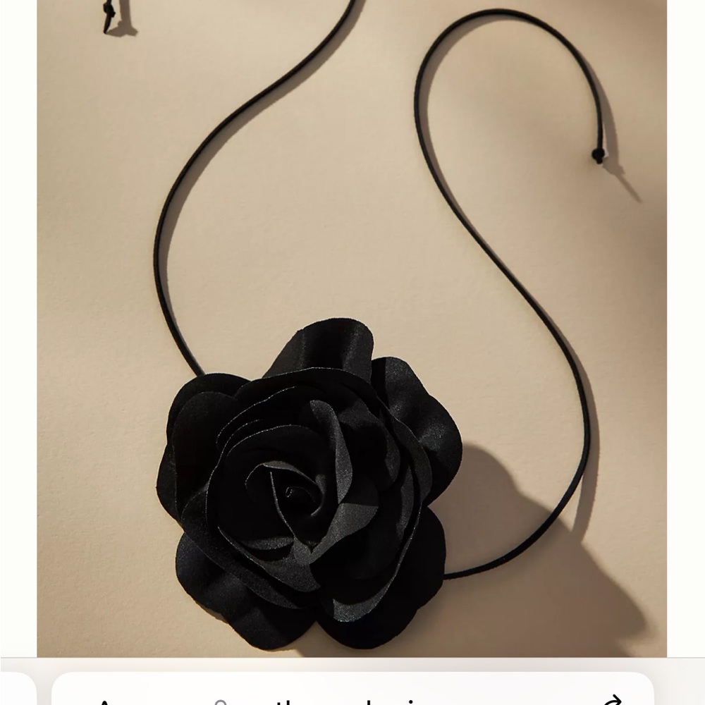 Rosette Wrap Necklace